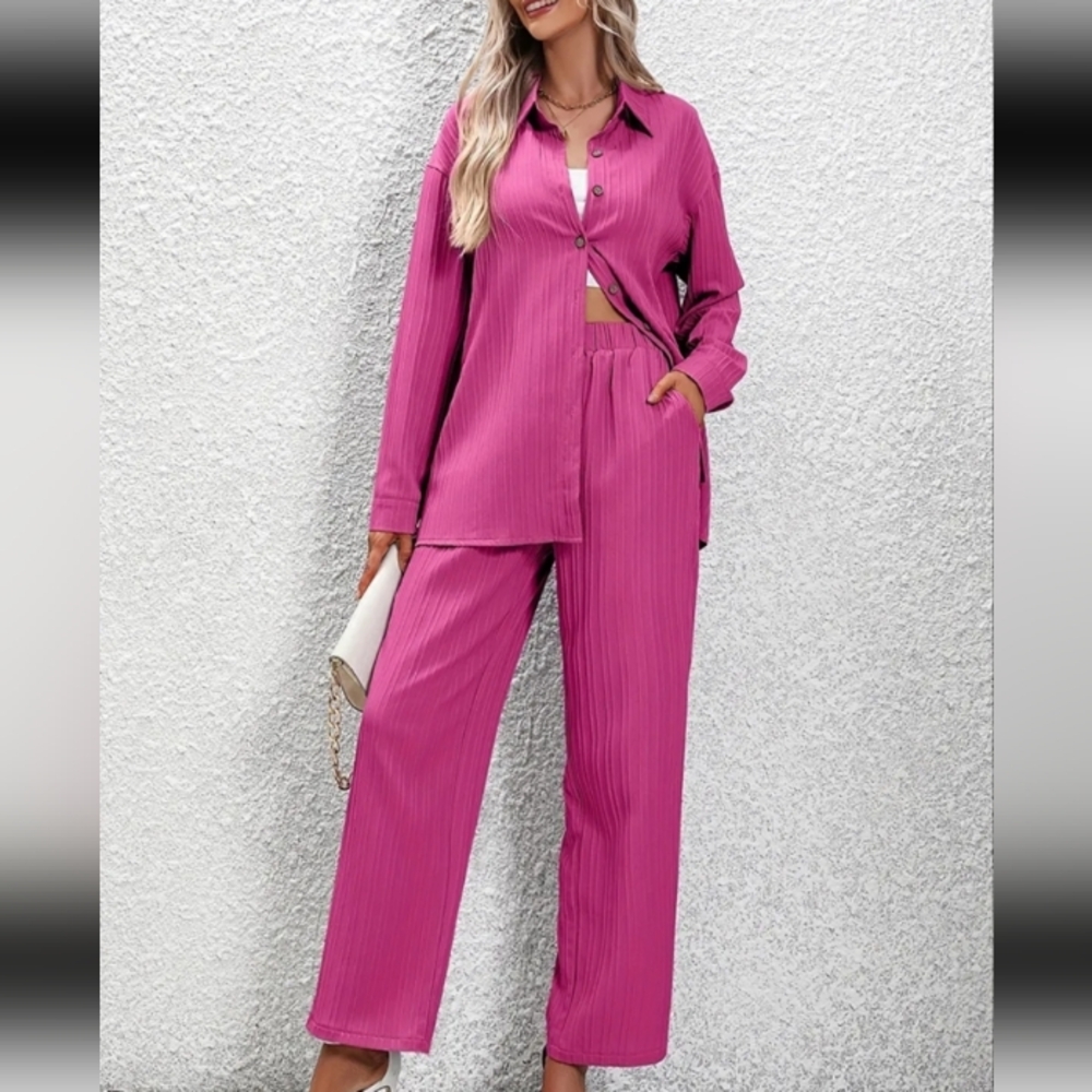 Fuschia 2-pc Pant Set